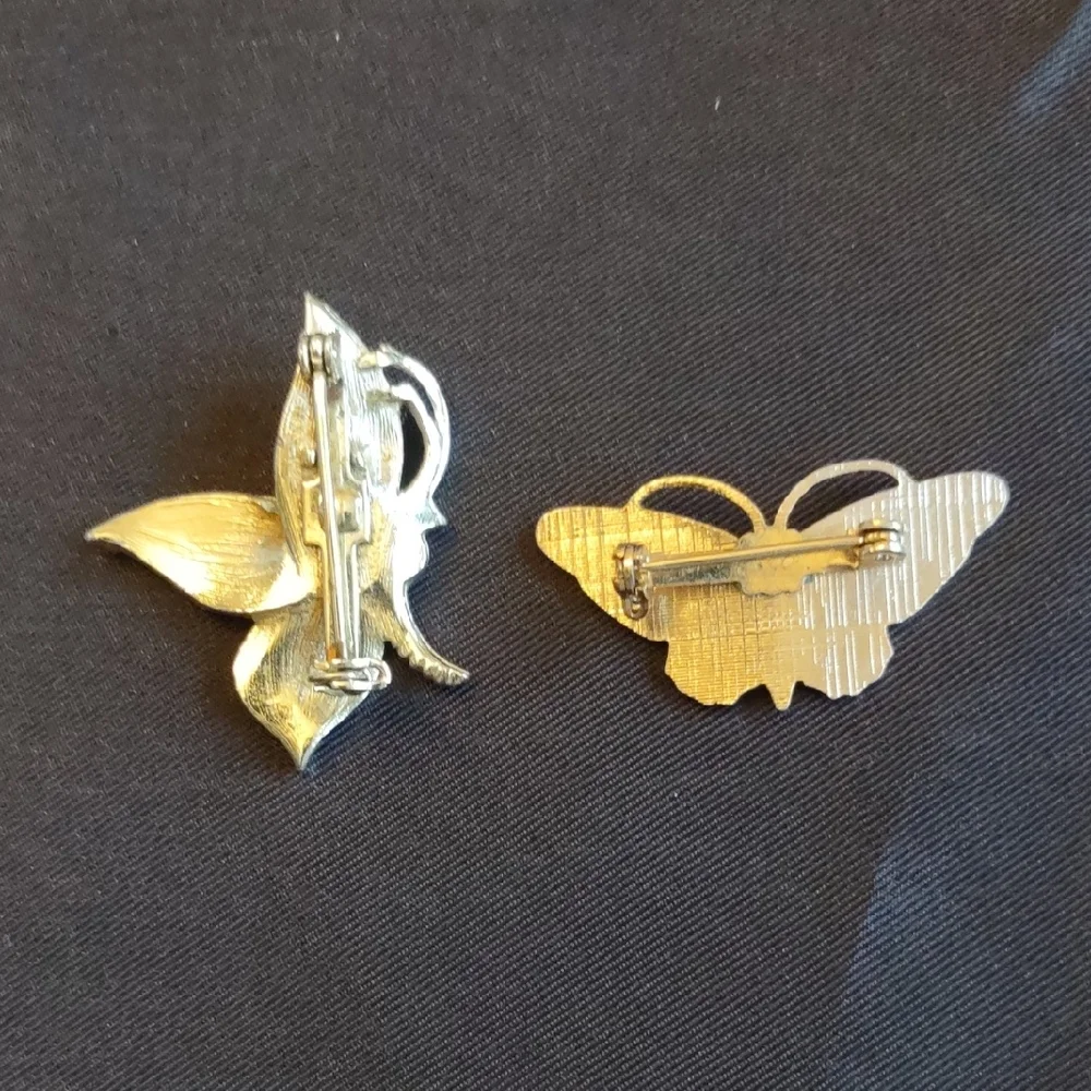 2 Butterfly Brooches Collection - Picture 2 of 5